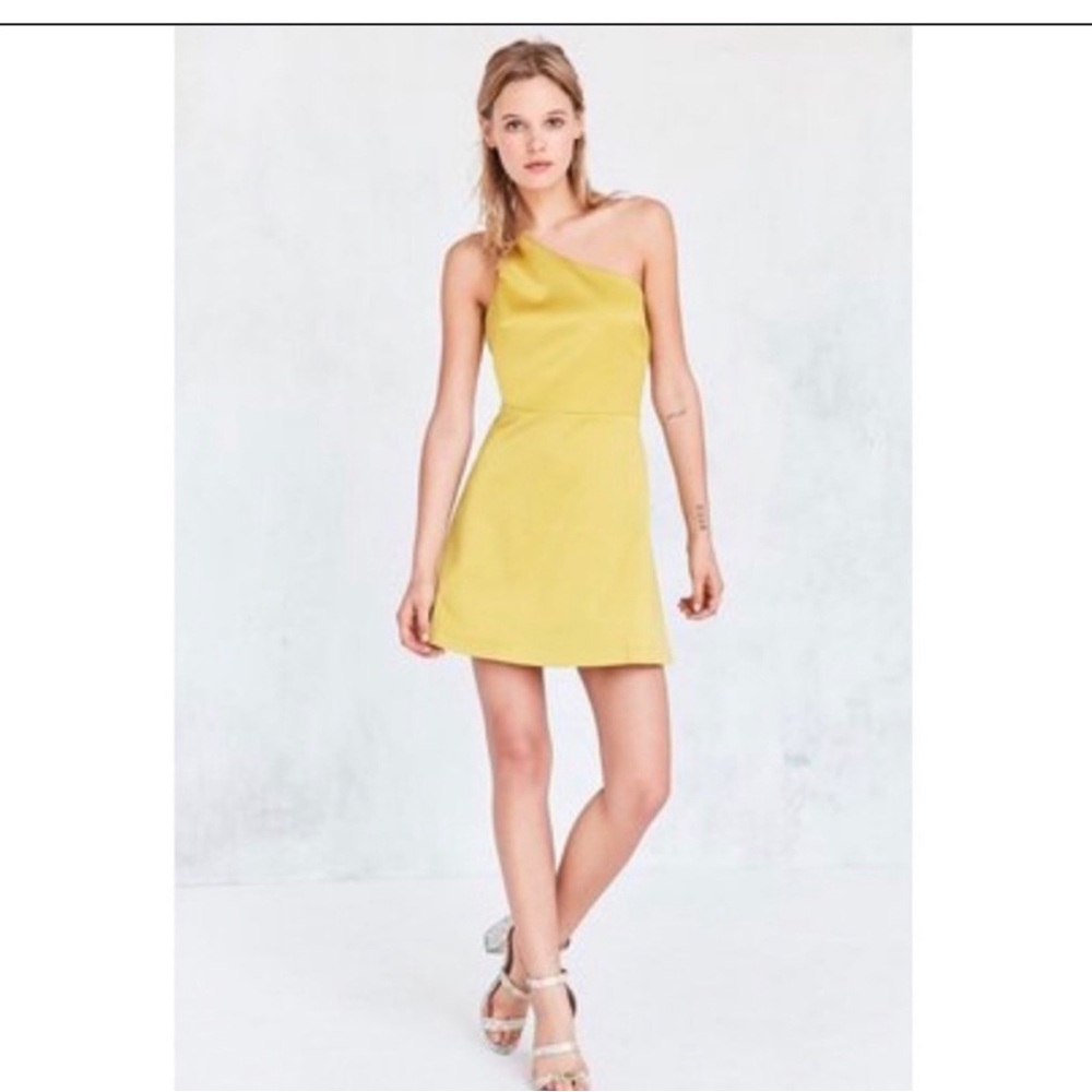 NWT silence + noise size 4 green yellow dress - Picture 4 of 8